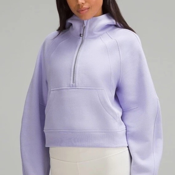 Lululemon Scuba Oversized Half Zip Hoodie Lilac Smoke XS/S - Picture 1 of 3